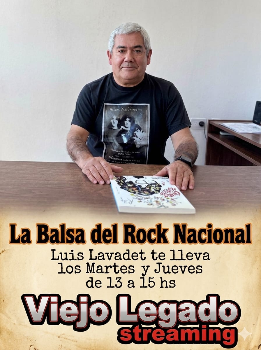 Programa: La Balsa del Rock Nacional con Luis Lavadet